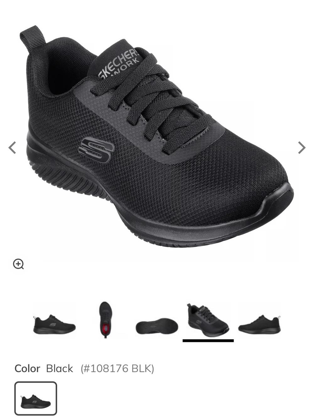 Skechers Work Women’s Slip Resistant Memory Foam Sneaker - Size 8